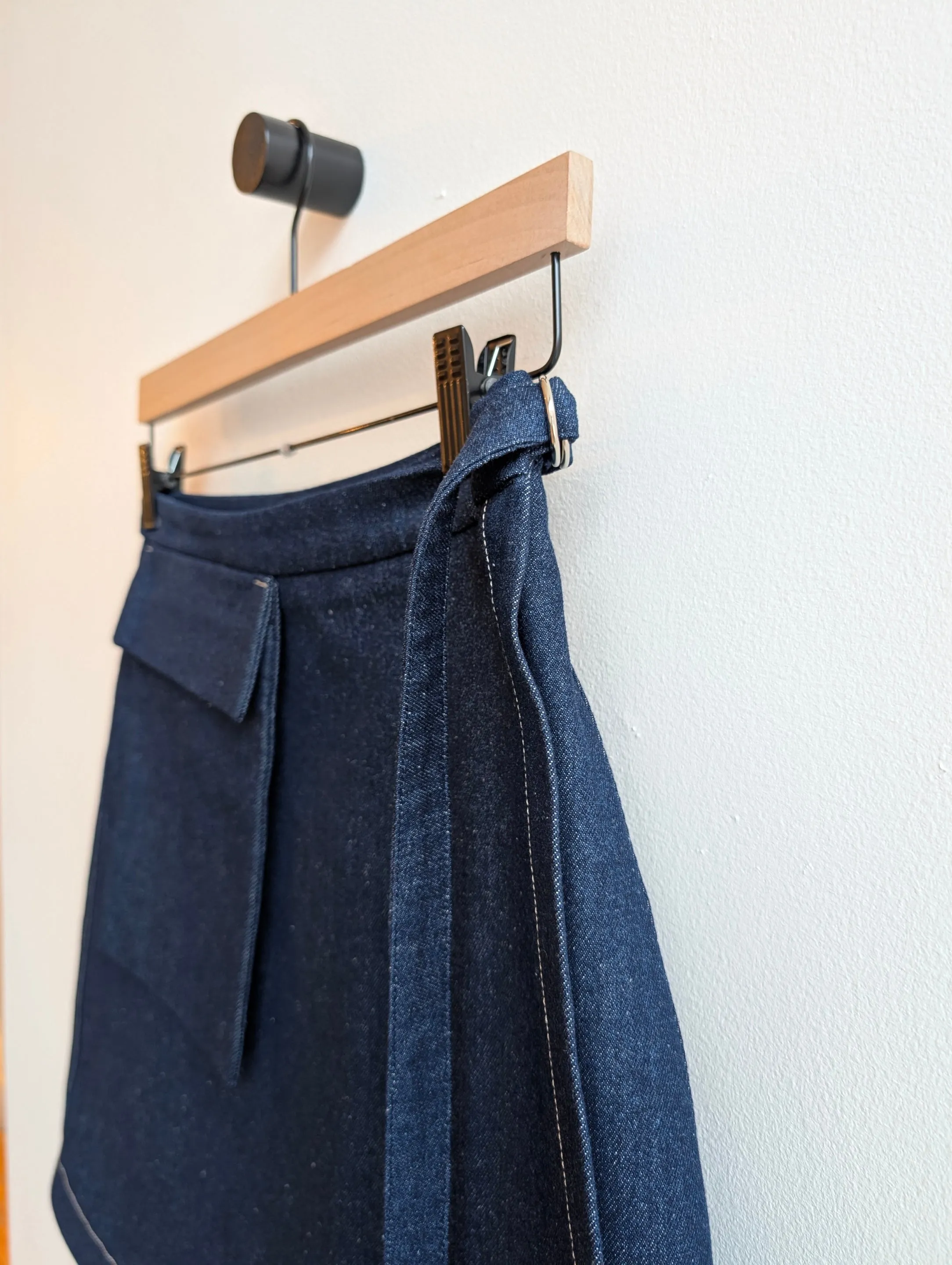 TOLEDO indigo denim skirt sold by Odeyalo product image thumbnail 5