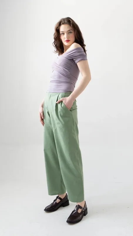 RIGHTFUL OWNER - Shawl Blouse in Lavender sold by Odeyalo