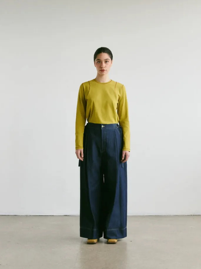 VERI - Dario Trousers Denim sold by Odeyalo