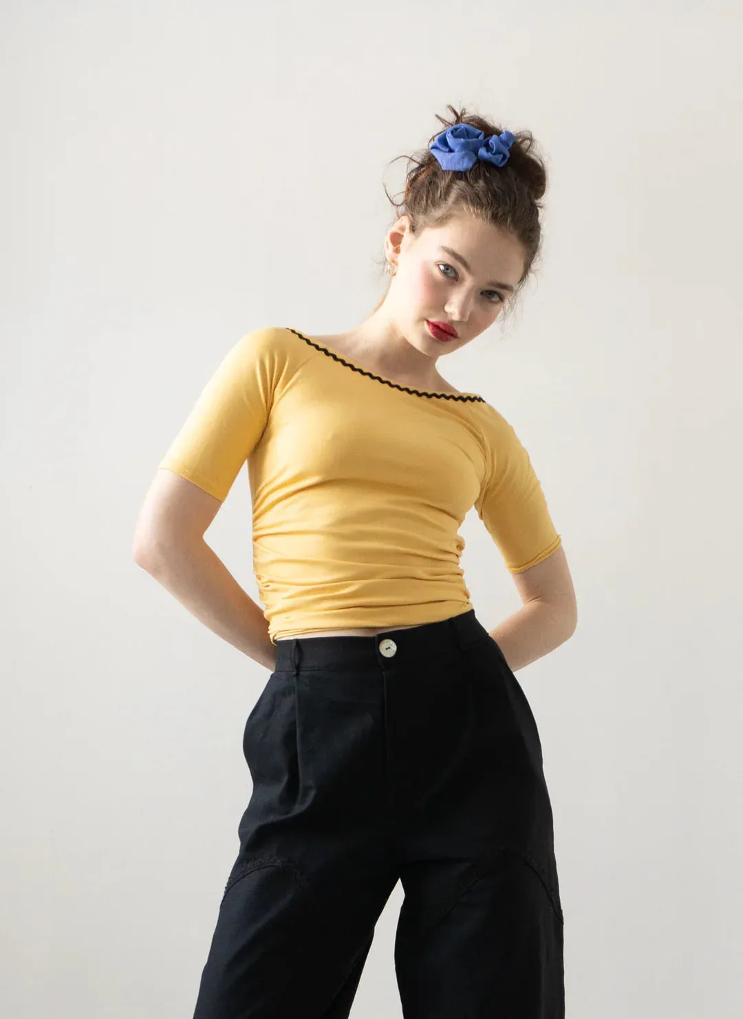TANGO T IN BUTTER YELLOW sold by Odeyalo product image thumbnail 3