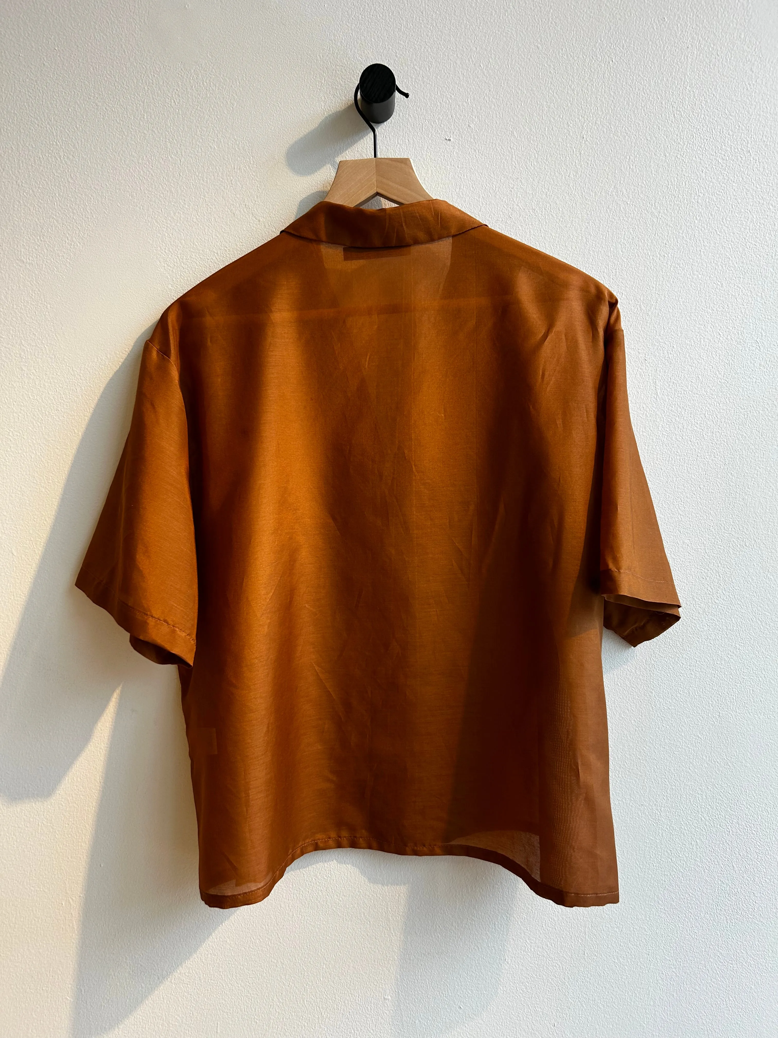 TACHIDO rust blouse sold by Odeyalo product image thumbnail 2
