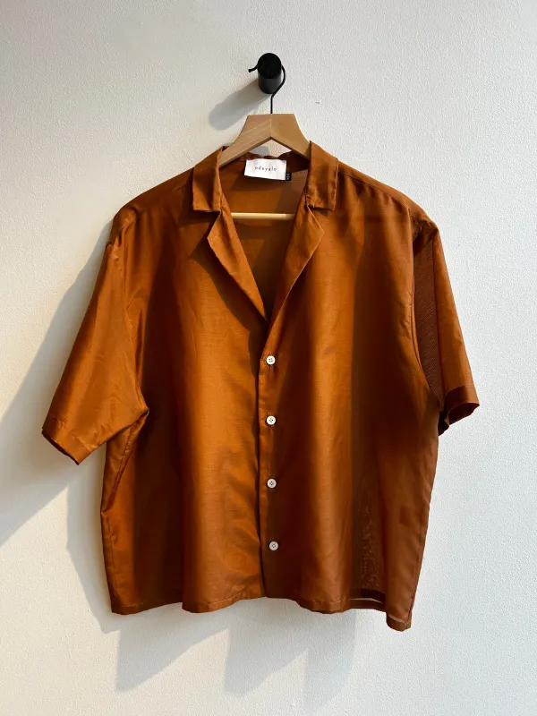 TACHIDO rust blouse sold by Odeyalo