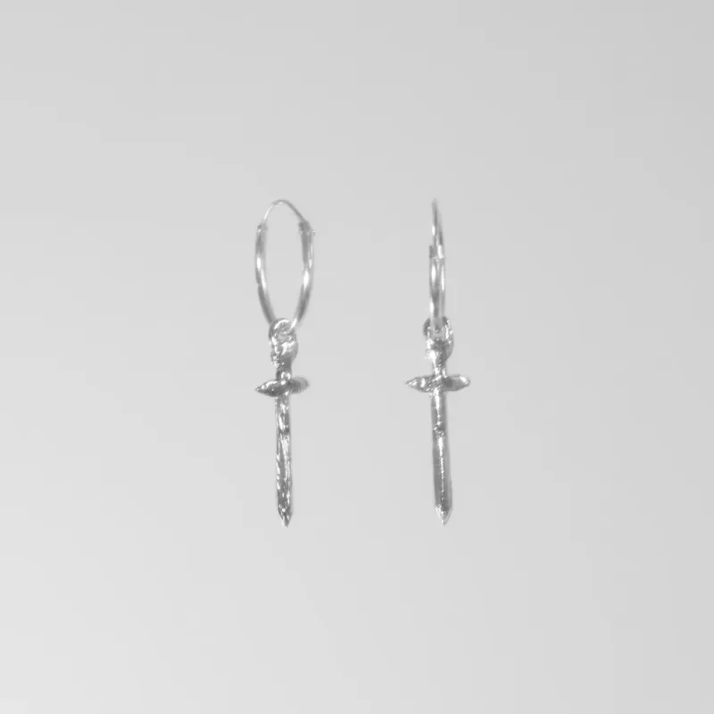 BILAK - Mini Sword Earrings sold by Odeyalo