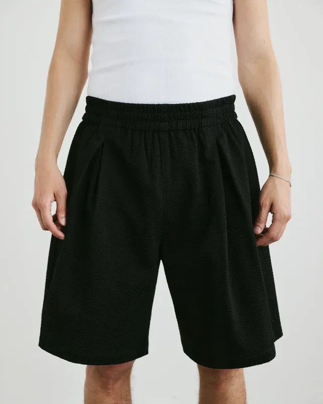 VERI - Tino Bermuda Shorts - Black sold by Odeyalo