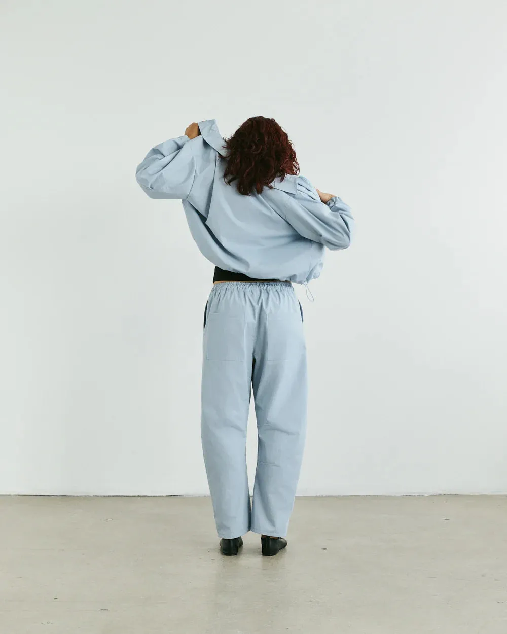 VERI - Claire Zip Up Shirt -Powder Blue sold by Odeyalo product image thumbnail 2