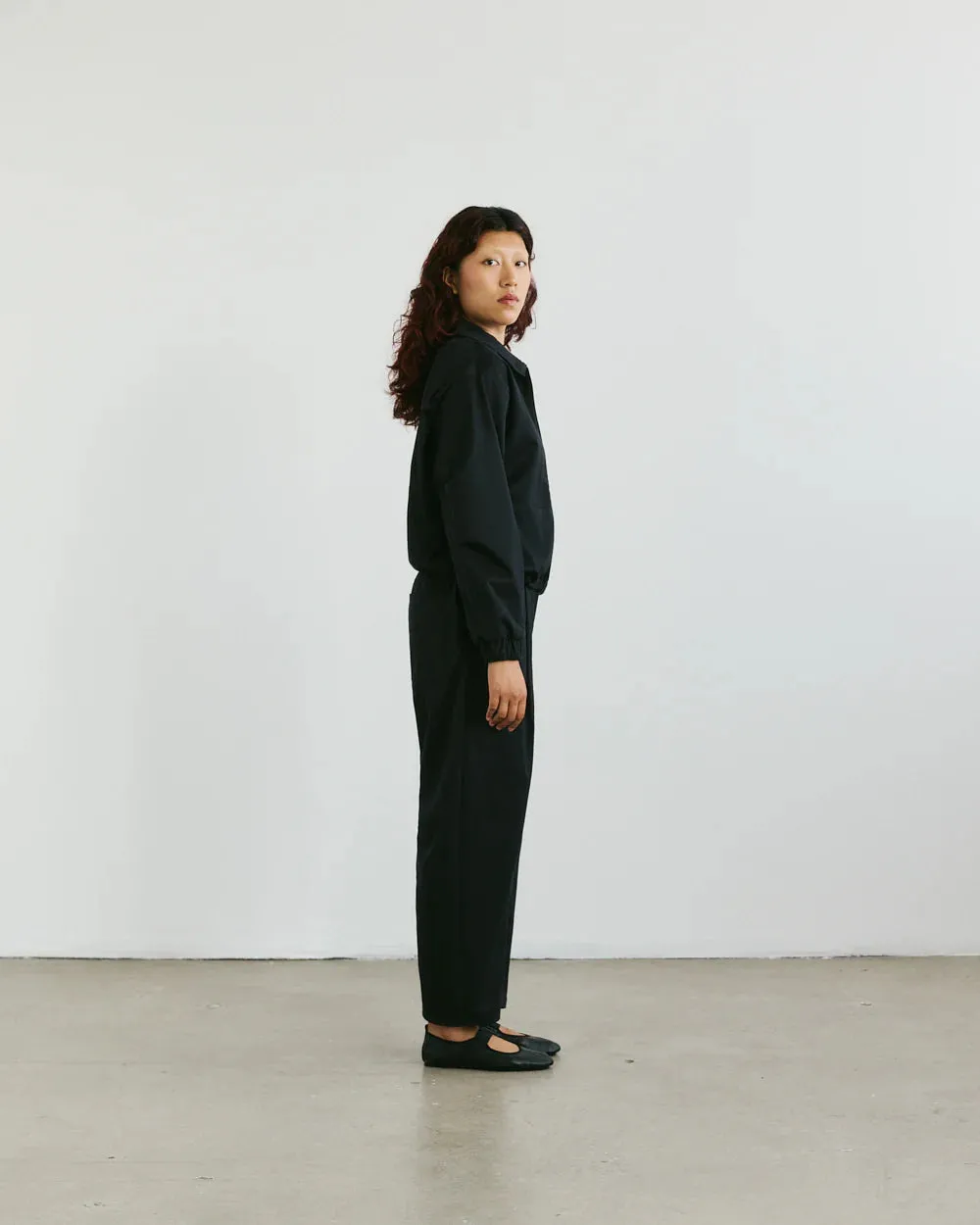 VERI - Sunny Curved Trousers - Black sold by Odeyalo product image thumbnail 4