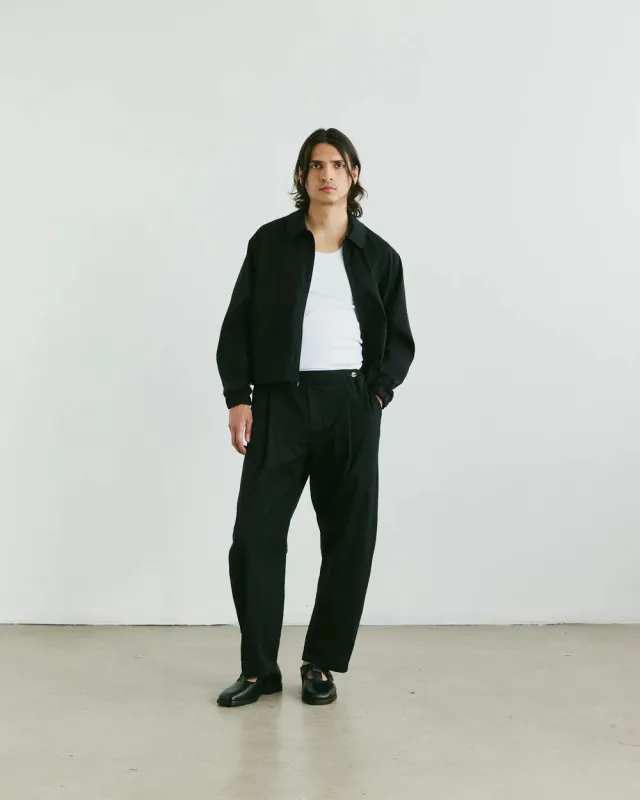 VERI - Sunny Curved Trousers  - Black sold by Odeyalo