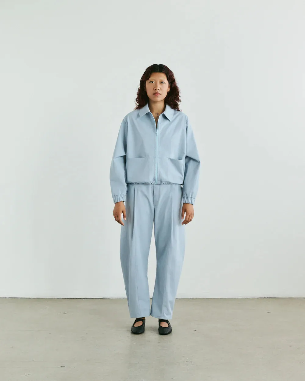 VERI - Sunny Curved Trousers - Powder Blue sold by Odeyalo product image thumbnail 2