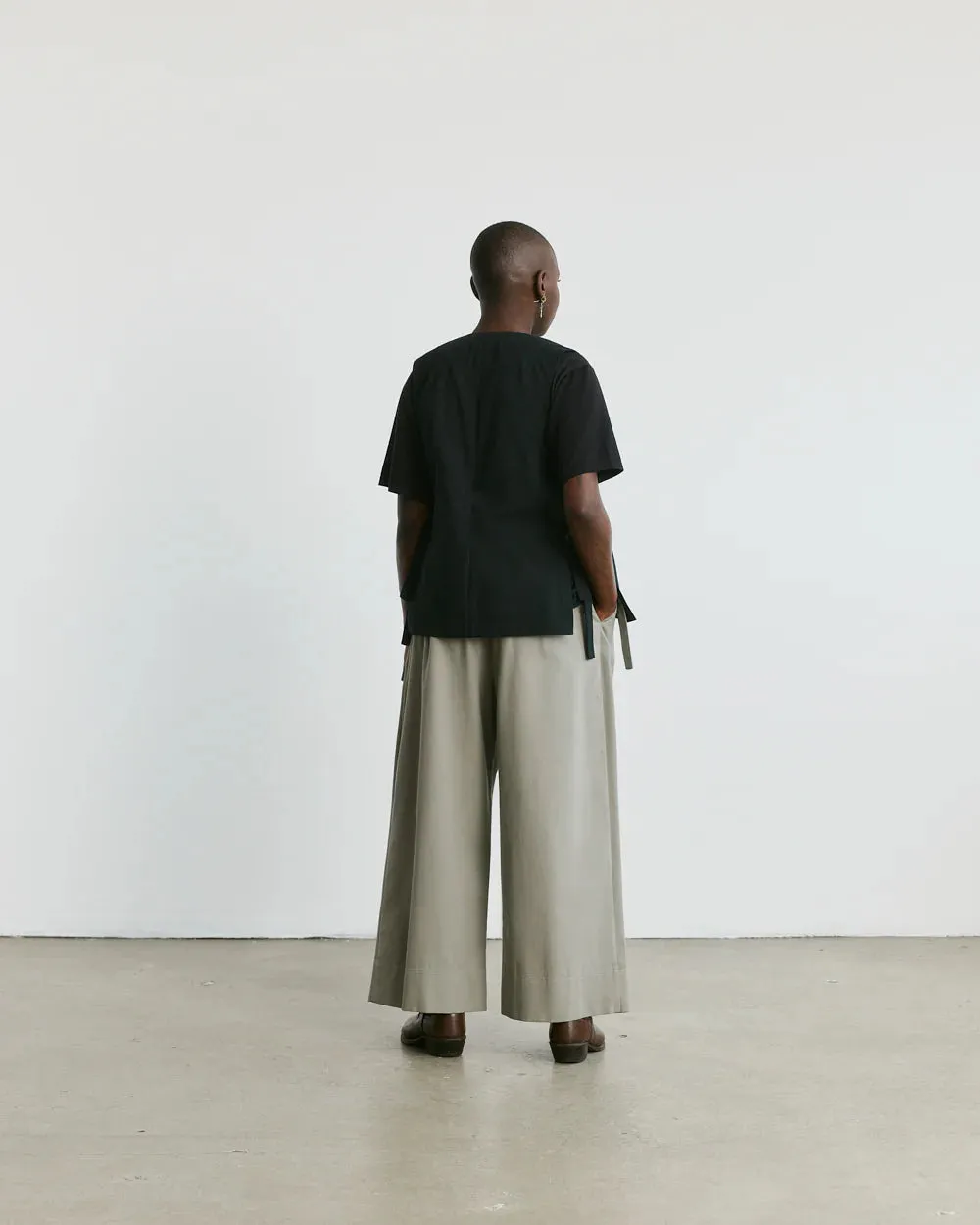 VERI - Sabato Twill vest - Black sold by Odeyalo product image thumbnail 4