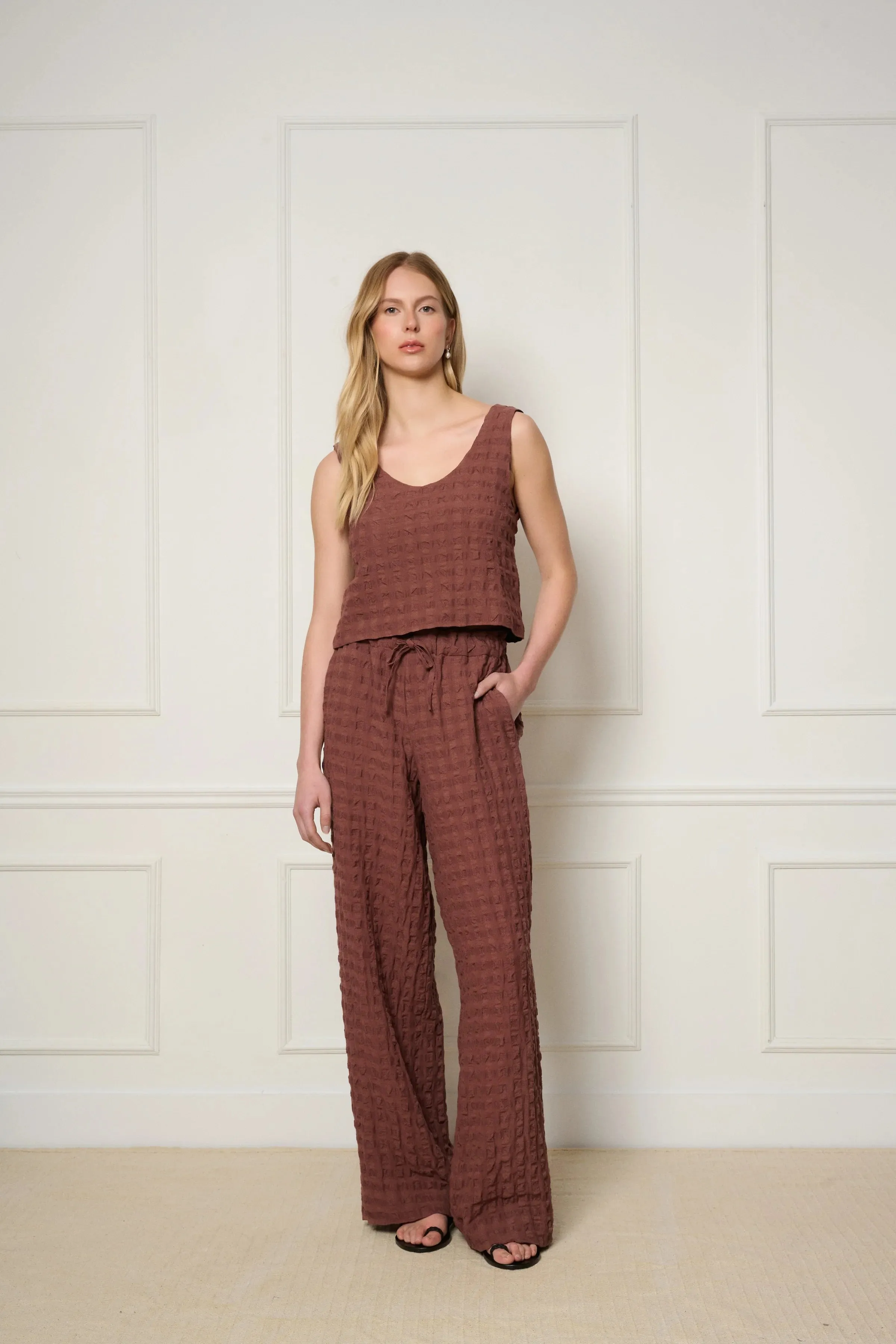 dorsaLi - Bohol Reversible Top - Mocha & Black sold by Odeyalo product image thumbnail 2