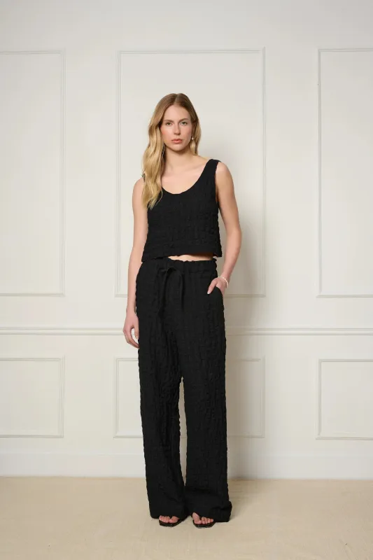 dorsaLi - Bohol Reversible Top - Mocha & Black made by Odeyalo