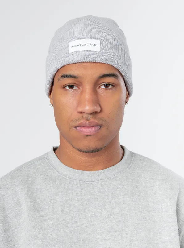 ALN - Thuya pale grey beanie in merino wool sold by Odeyalo
