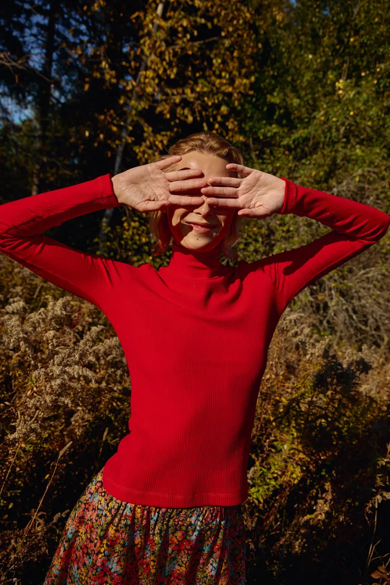 ADAMO rib turtleneck - 4 colors sold by Odeyalo