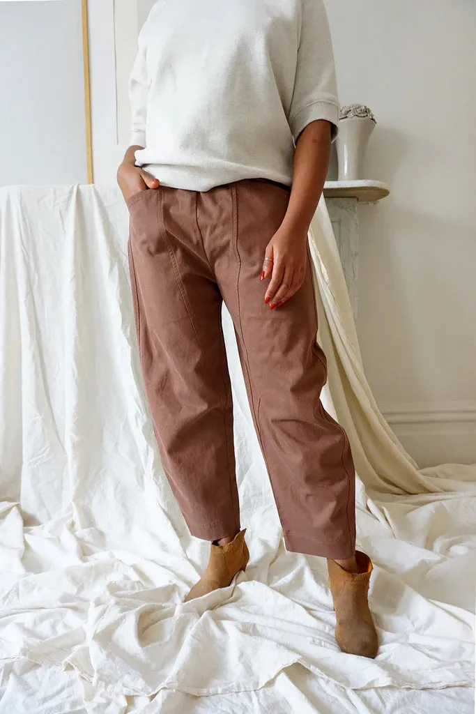URSA MINOR - Flor Arca Pant in Milk Chocolate sold by Odeyalo