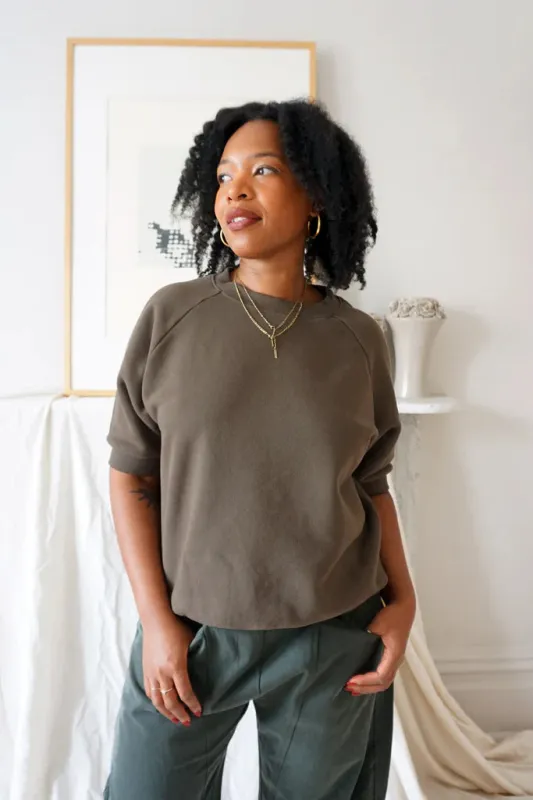 URSA MINOR- Tula tee Olive Moss sold by Odeyalo
