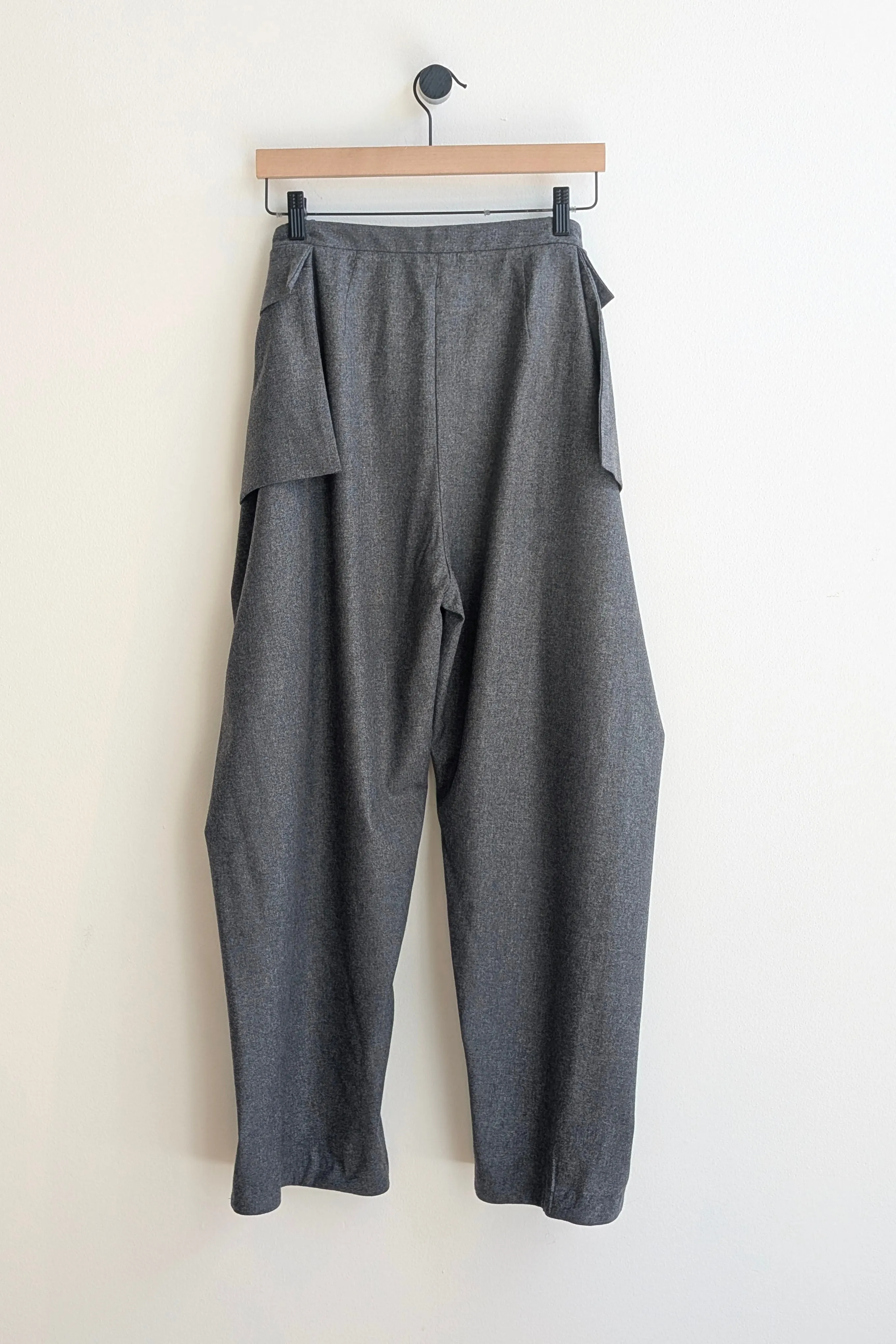 DAX Grey WOOL trousers sold by Odeyalo product image thumbnail 2