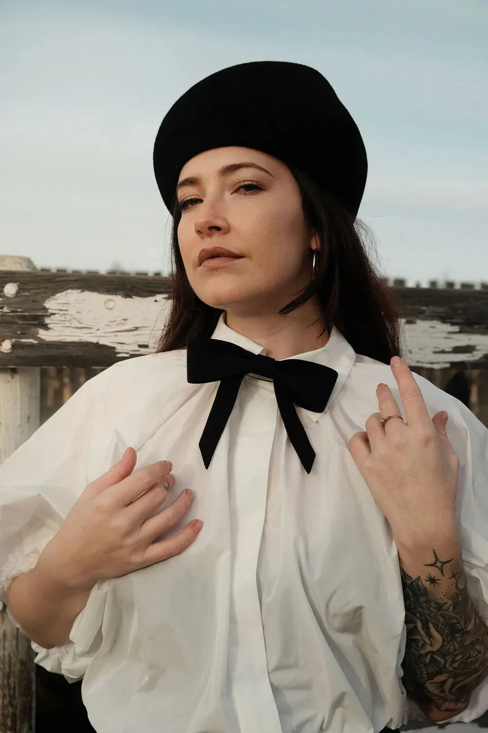 HEIRLOOM HATS - Arc Brimless Felt Hat sold by Odeyalo product image thumbnail 2