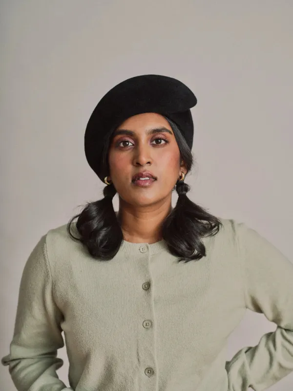 HEIRLOOM HATS - Arc Brimless Felt Hat made by Odeyalo