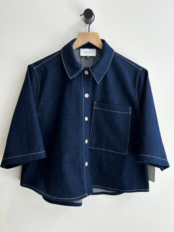 CASAVANT blue denim shirt made by Odeyalo
