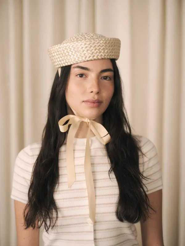 HEIRLOOM HATS - DILL Vintage straw sailor hats made by Heirloom Hats