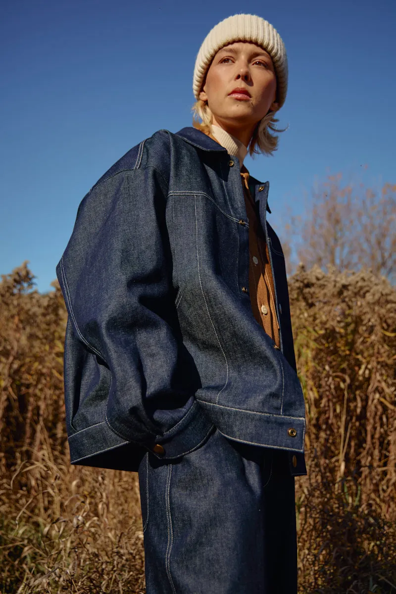 RENZO Denim Blue Jacket sold by Odeyalo product image thumbnail 5