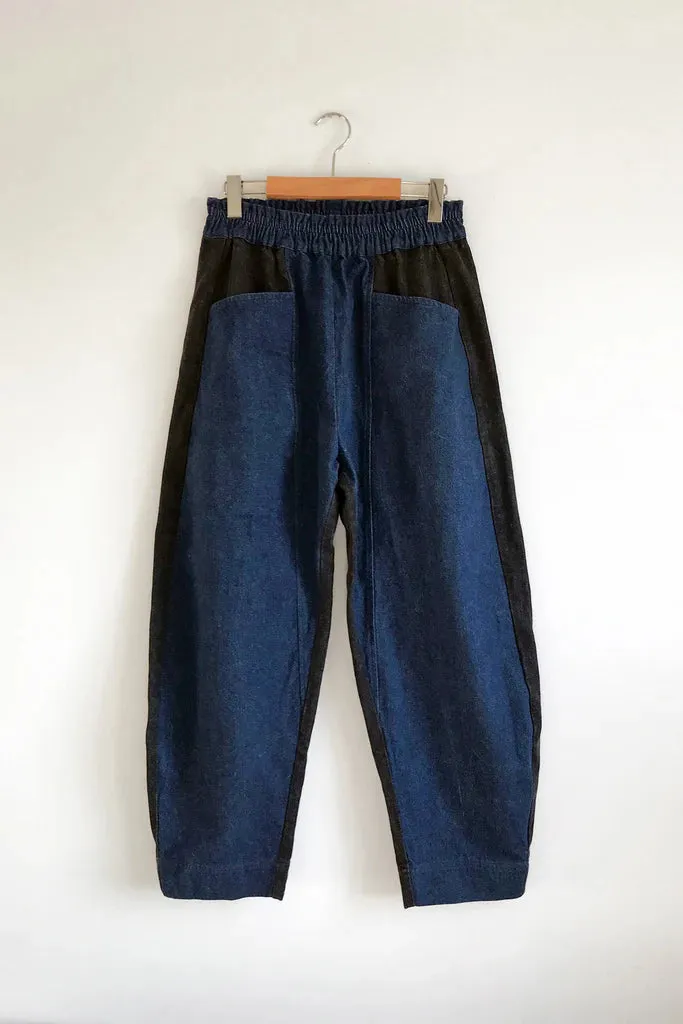 URSA MINOR - Flor Arca Pant Criss Cross Denim sold by Odeyalo product image thumbnail 4