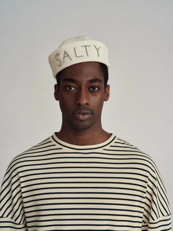 HEIRLOOM HATS X Nouveau Riche - SALTY Sailor hat made by Heirloom Hats
