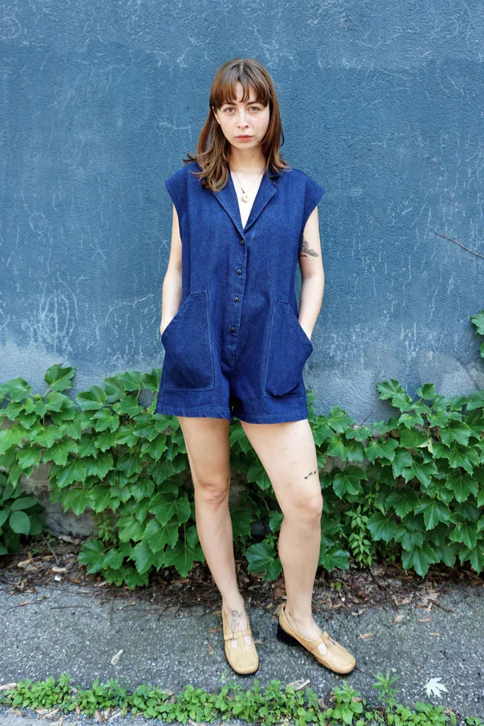 URSA MINOR - Playsuit Washed Indigo sold by Odeyalo product image thumbnail 2