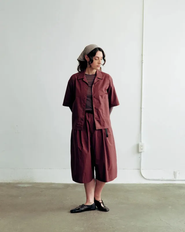 VERI - Enzo Boxy Shirt, Marsala made by Odeyalo