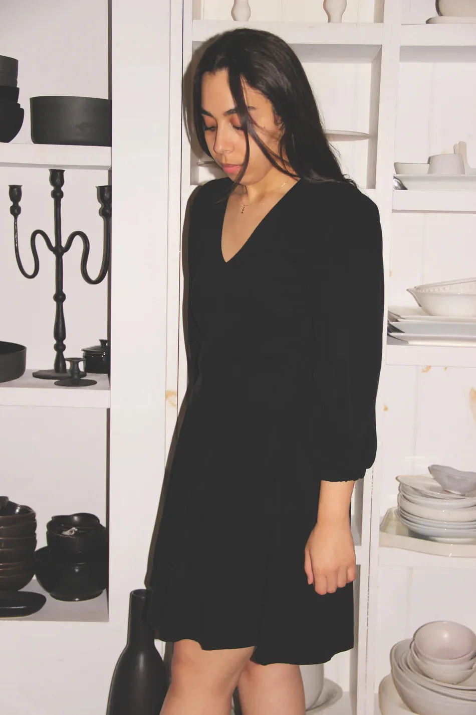 EVE GRAVEL - ROBE MOANA - NOIR - AH24 sold by Boutique Unicorn