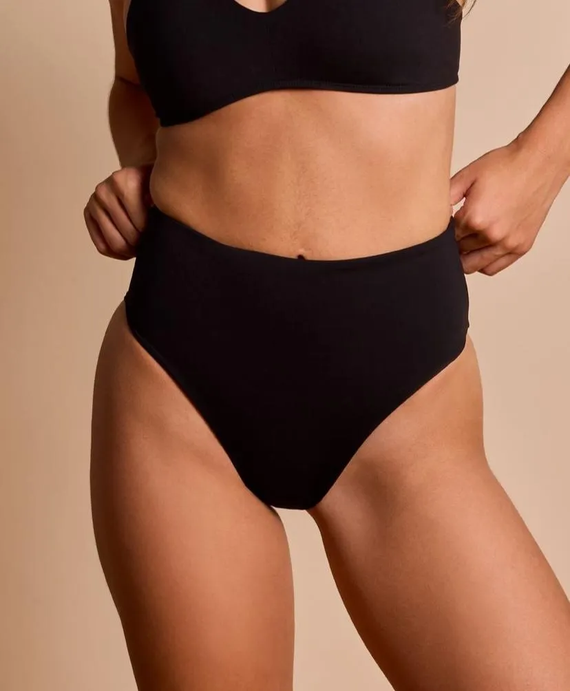 JUNE SWIMWEAR - CULOTTE YVONNE - EBENE - ESP25 sold by Boutique Unicorn