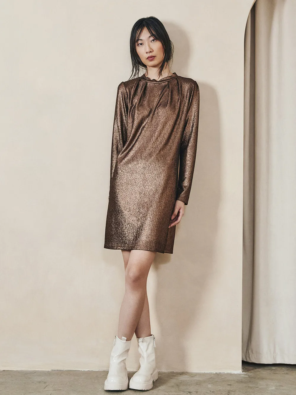 DAGG & STACEY - ROBE FREYA - CUIVRE - AH24 sold by Boutique Unicorn