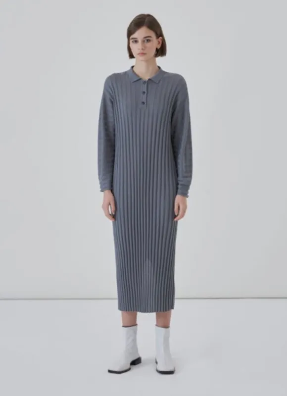 DIARTE - ROBE TERESA - ACIER - AH23 made by Diarte
