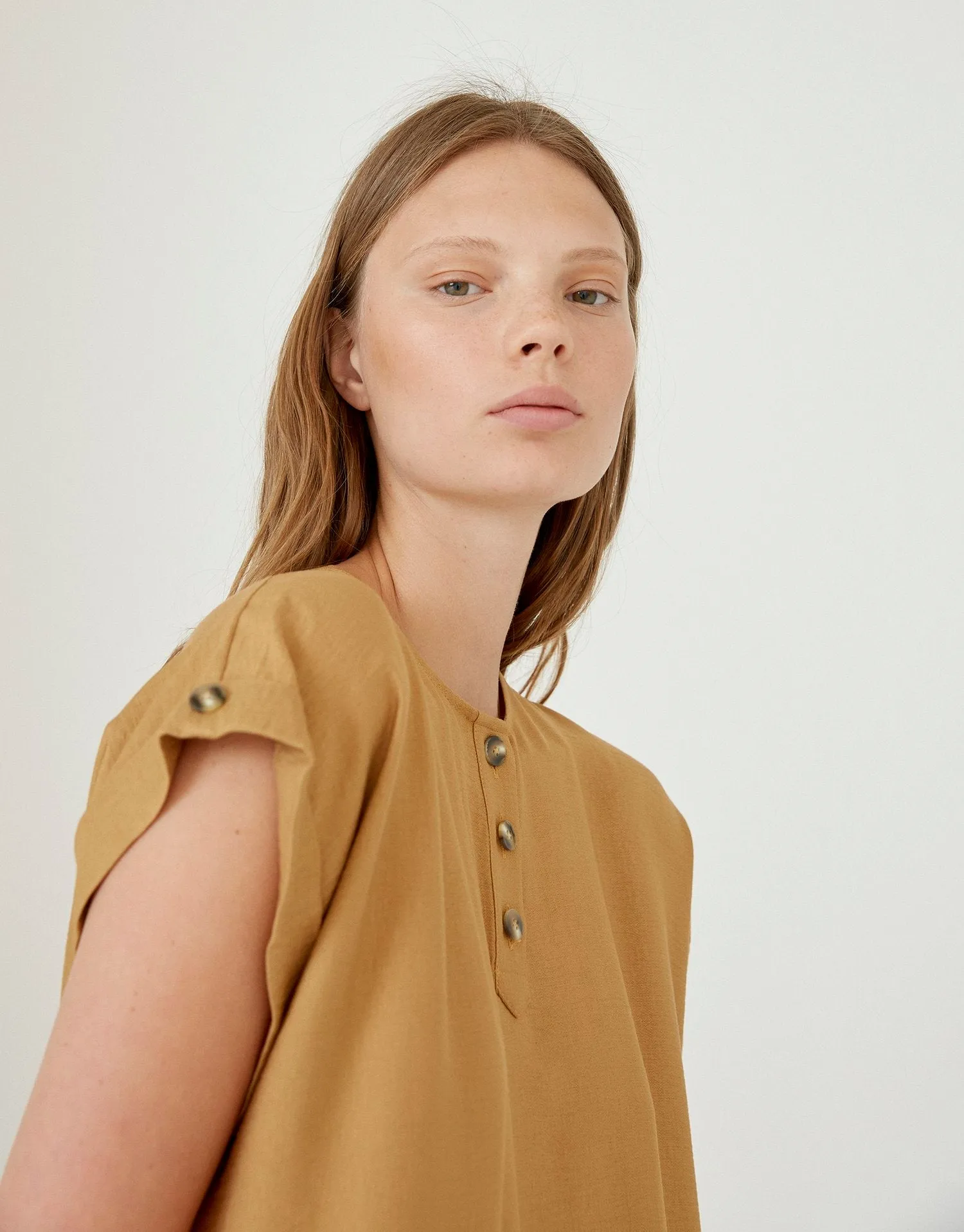 DIARTE - ROBE LIMANA - CAMEL - PÉ23 sold by Boutique Unicorn product image thumbnail 4