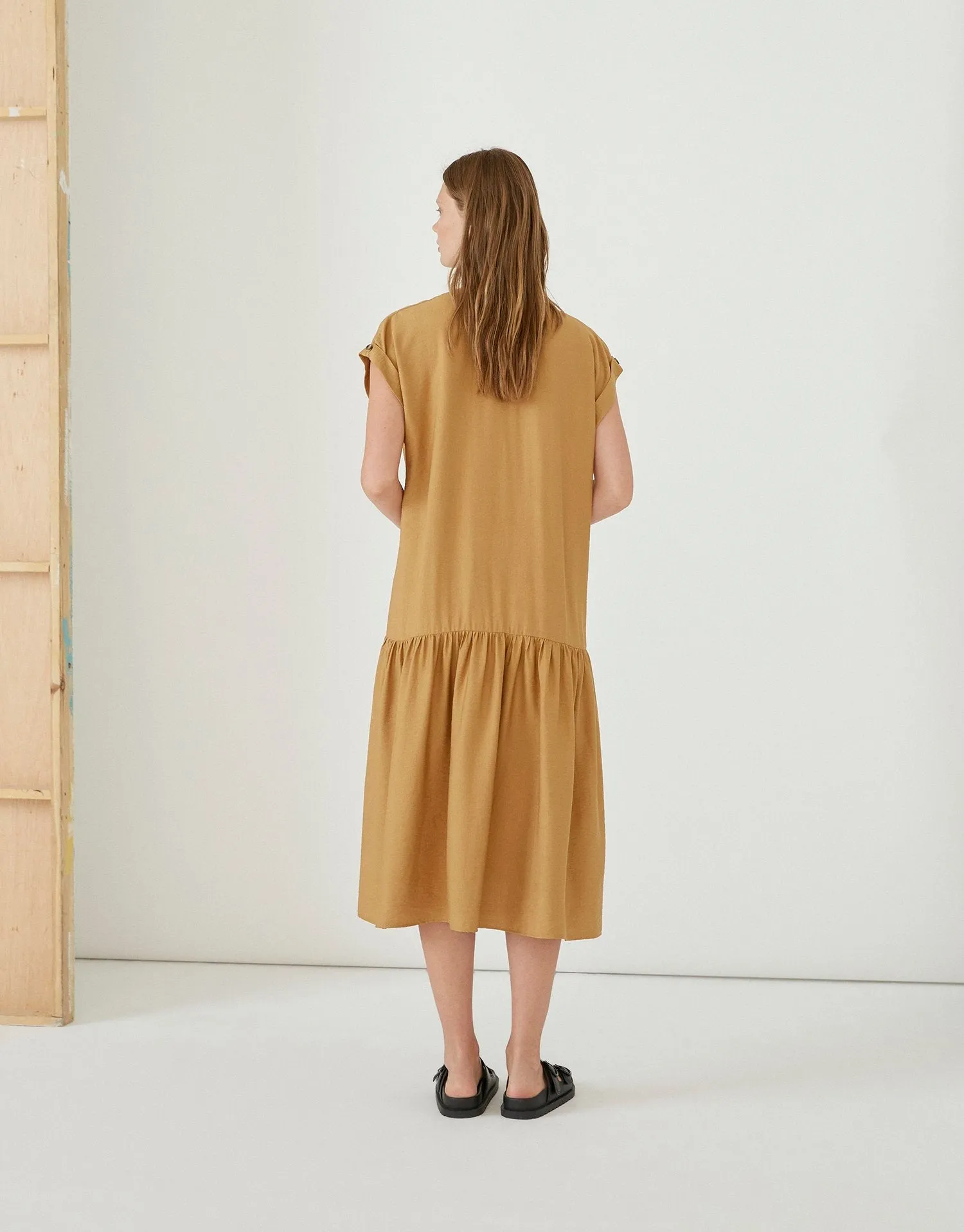 DIARTE - ROBE LIMANA - CAMEL - PÉ23 sold by Boutique Unicorn product image thumbnail 3