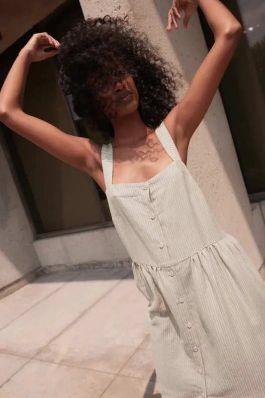 EVE GRAVEL - ROBE SÉLÈNE - NATUREL SAUGE - PÉ23 made by Eve Gravel