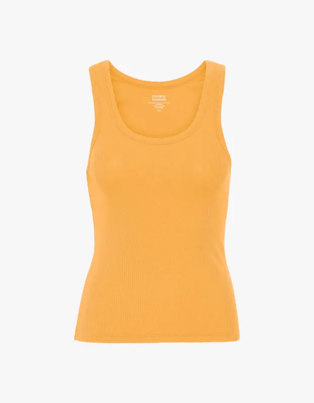 COLORFUL STANDARD - CAMISOLE COTELÉ - ORANGE SANDSTONE sold by Boutique Unicorn