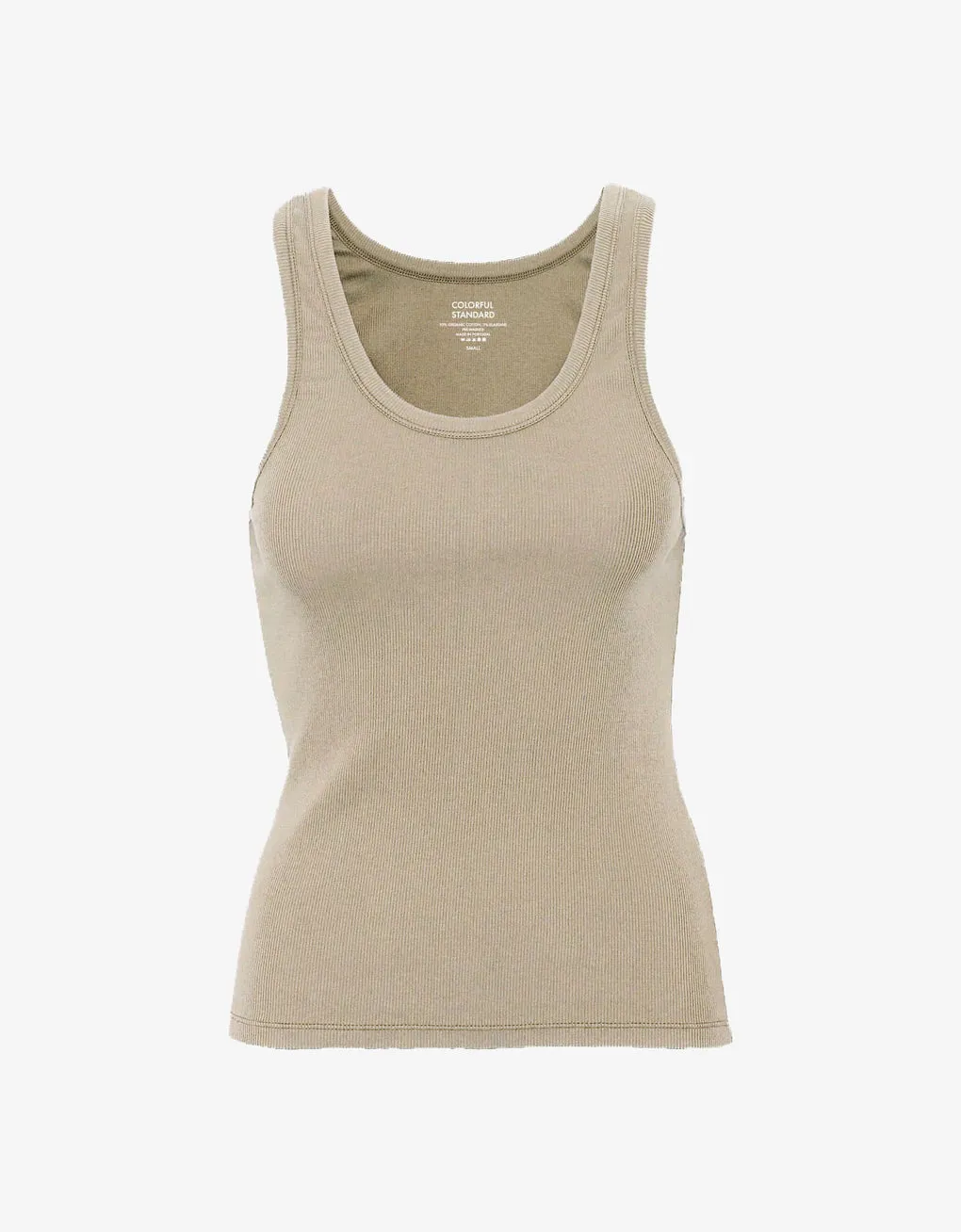 COLORFUL STANDARD - CAMISOLE COTELÉ - OYSTER GREY sold by Boutique Unicorn