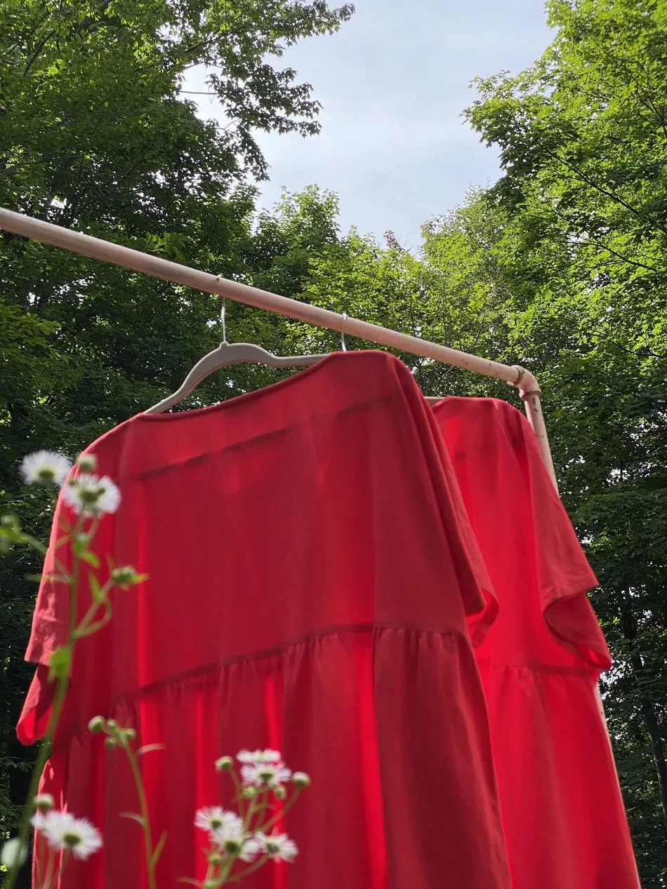 NOEMIAH - ROBE CECILIA - LIN ROUGE sold by Boutique Unicorn product image thumbnail 3