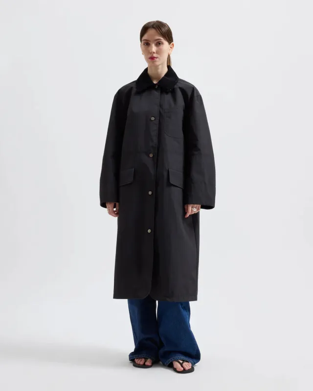 BRIXTOL TEXTILES - MANTEAU JOAN JET - NYLON NOIR - PÉ25 sold by Boutique Unicorn
