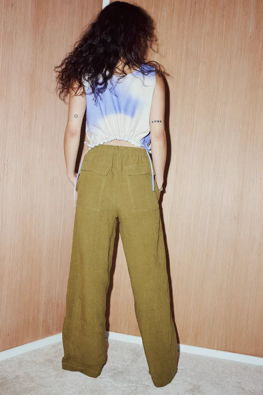 EVE GRAVEL - PANTALON MEADOW - OLIVE - PÉ25 sold by Boutique Unicorn product image thumbnail 2