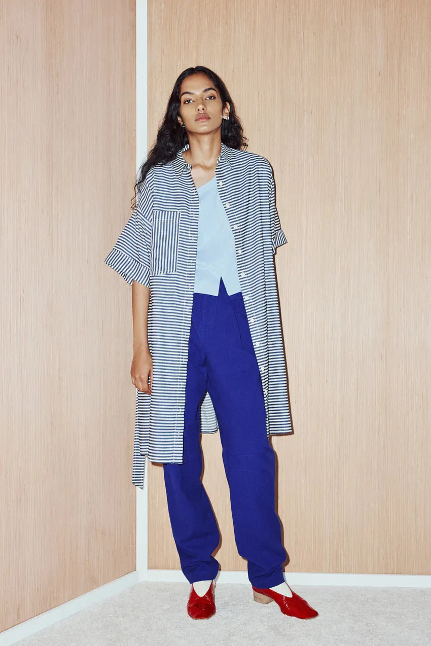 EVE GRAVEL - ROBE CAYUNA - MARINE/CRÈME - PÉ25 sold by Boutique Unicorn