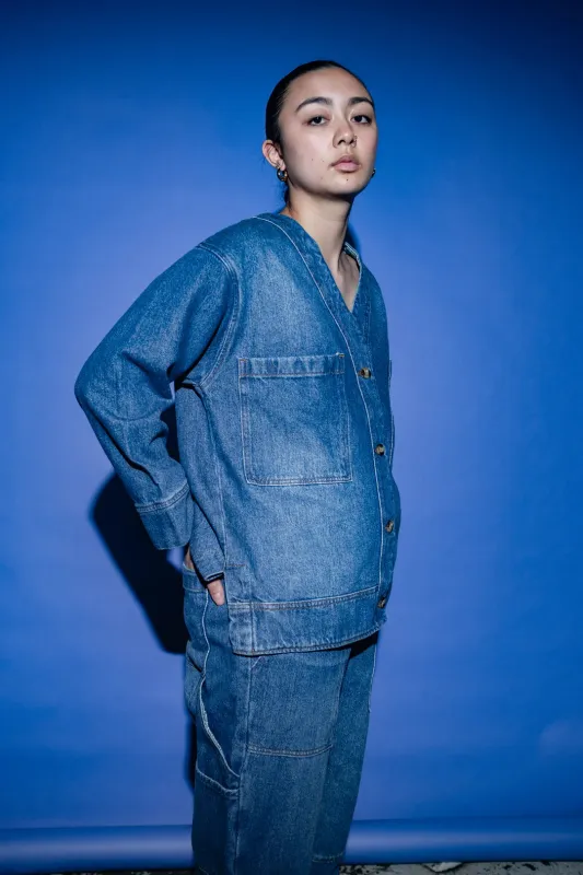 ET TIGRE - CARDIGAN MIGUEL - DENIM BLEU - PÉ25 sold by Boutique Unicorn