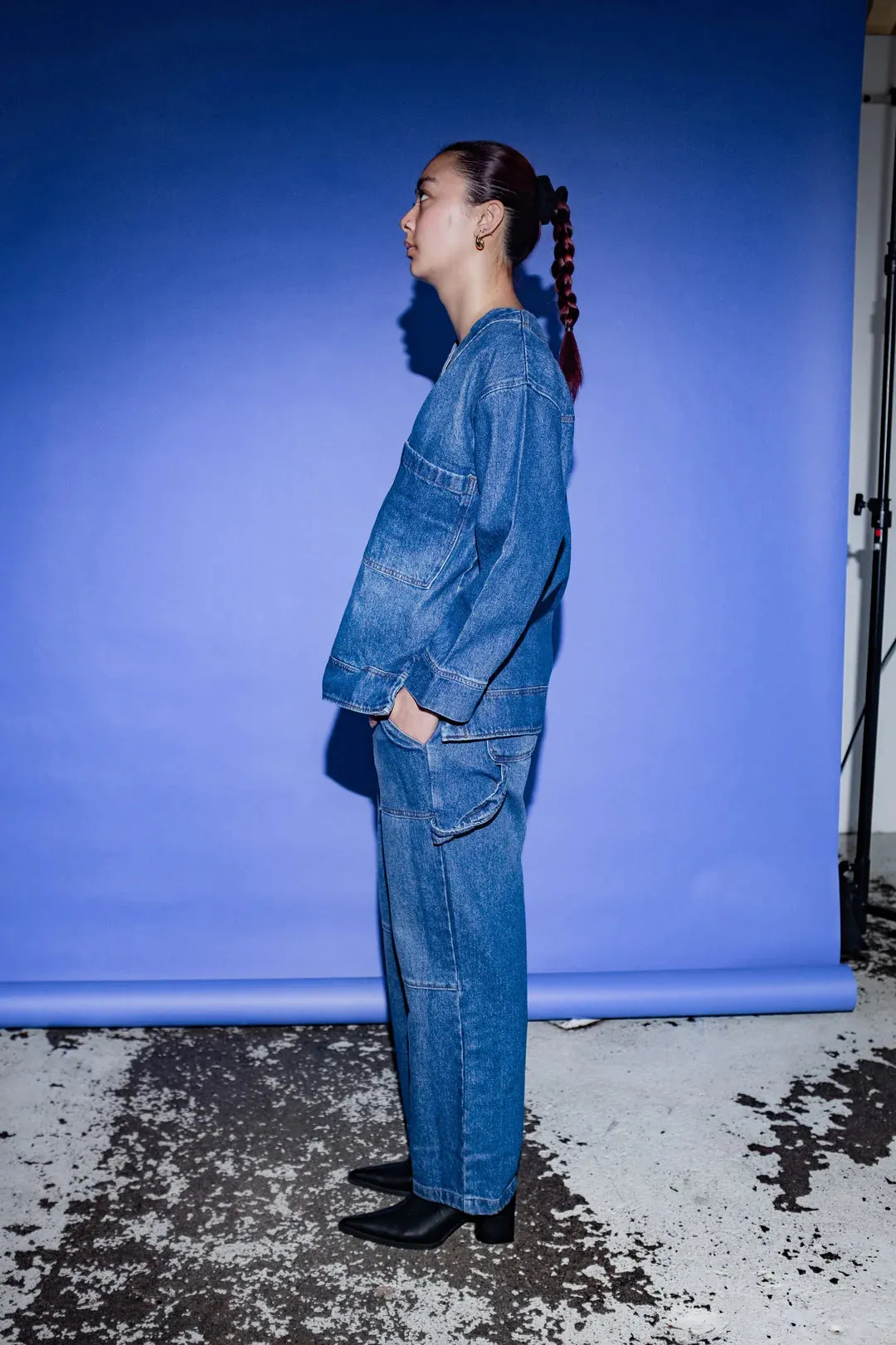 ET TIGRE - PANTALON SUNNY - DENIM BLEU - PÉ25 sold by Boutique Unicorn product image thumbnail 3