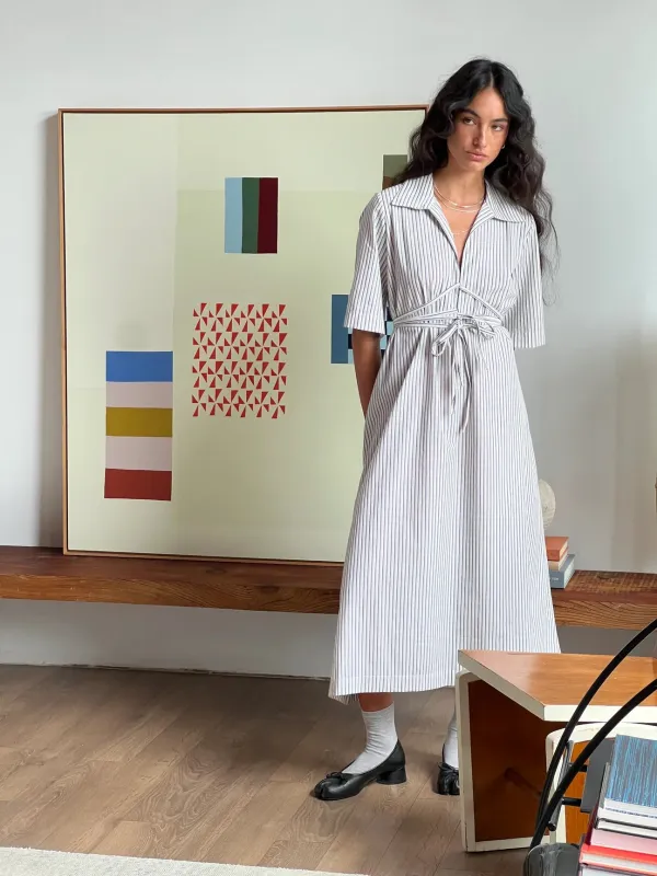 A BRONZE AGE - ROBE EDEN - MONTAUK RAYÉ - PÉ25 sold by Boutique Unicorn