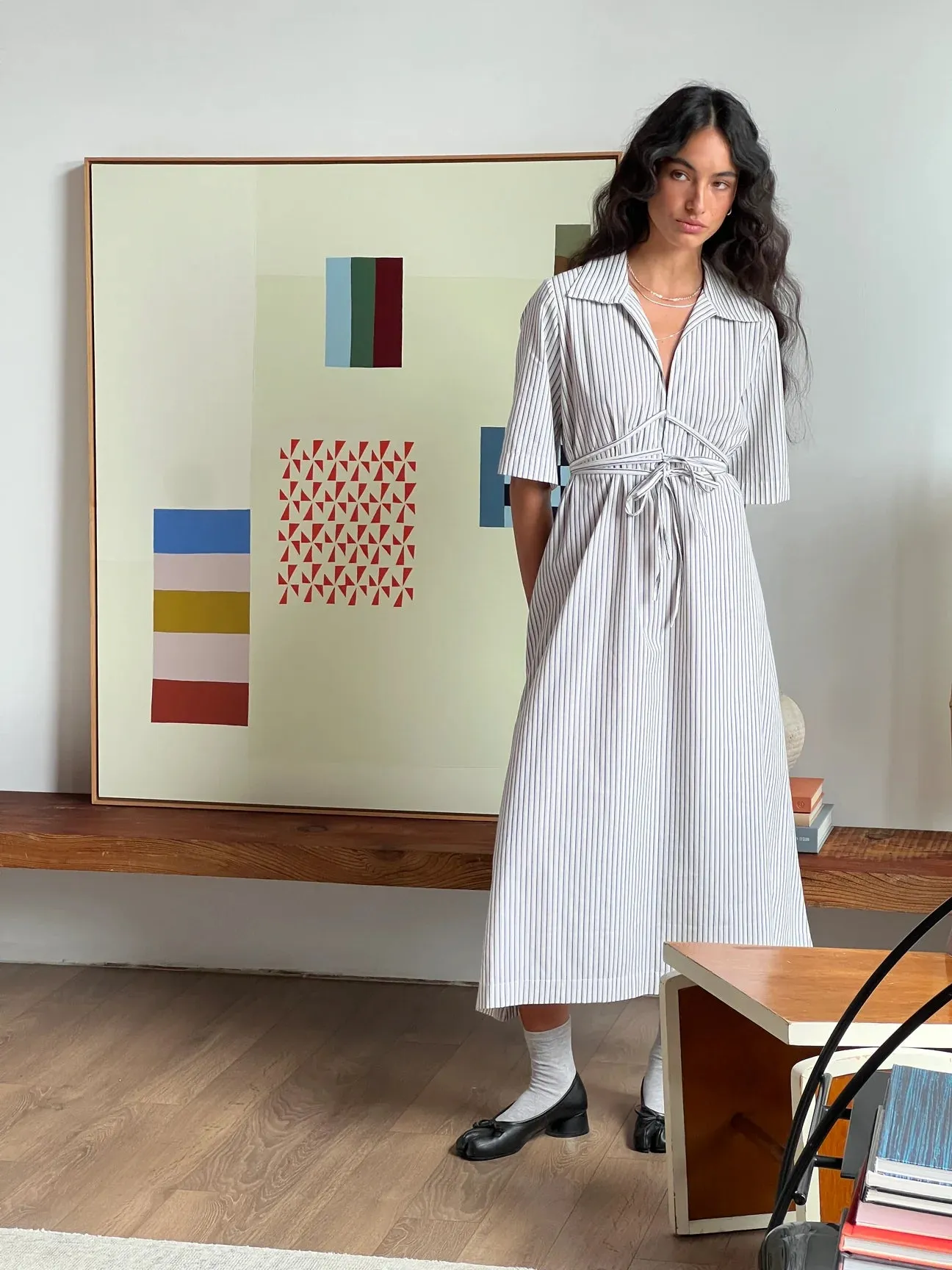 A BRONZE AGE - ROBE EDEN - MONTAUK RAYÉ - PÉ25 sold by Boutique Unicorn