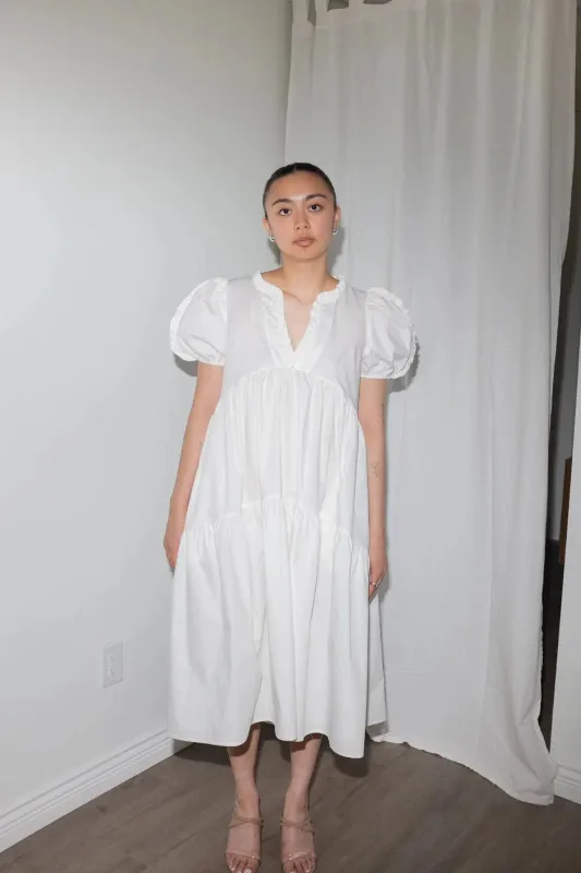 ET TIGRE - ROBE FIDELINA - BLANC - PÉ25 sold by Boutique Unicorn