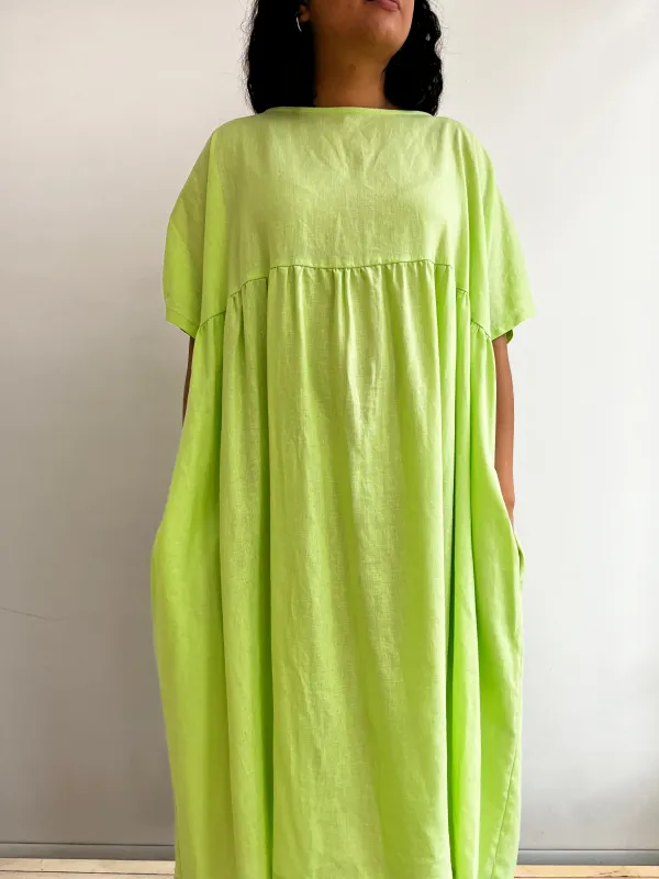 NOEMIAH - ROBE CECILIA - LIME sold by Boutique Unicorn