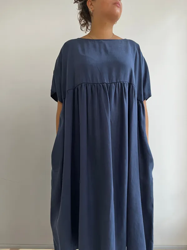 NOEMIAH - ROBE CECILIA - LYOCELL MARINE sold by Boutique Unicorn