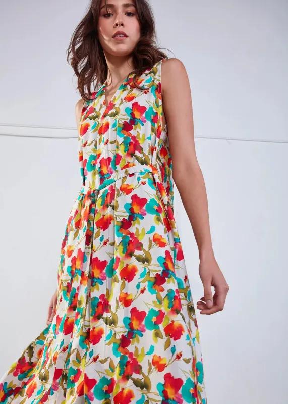 DAGG & STACEY - ROBE TRUMAN - FLORAL - PÉ25 made by Dagg & Stacey